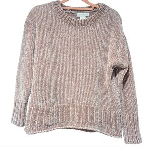 Cynthia Rowley Chenille Sweater Sand Beige Color Sz S